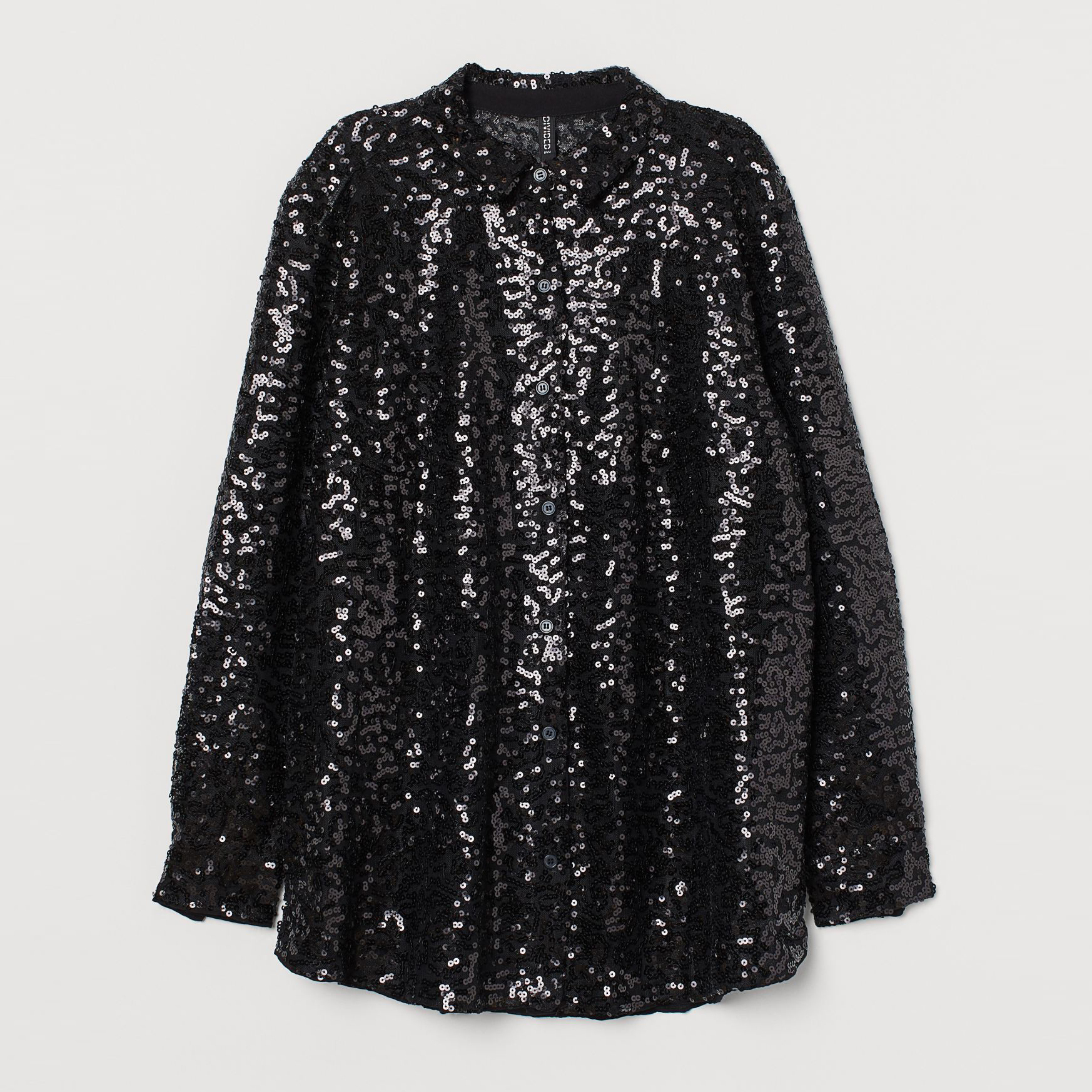 

Рубашка H&M 9469442sdm  Черная, Рубашка H&M 9469442sdm S Черная