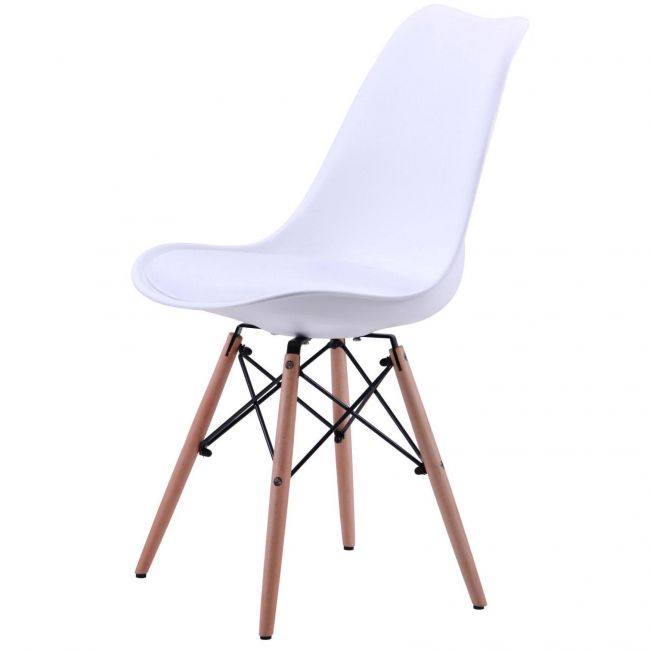 

Стул Aster Wood Белый 46x53x84 см