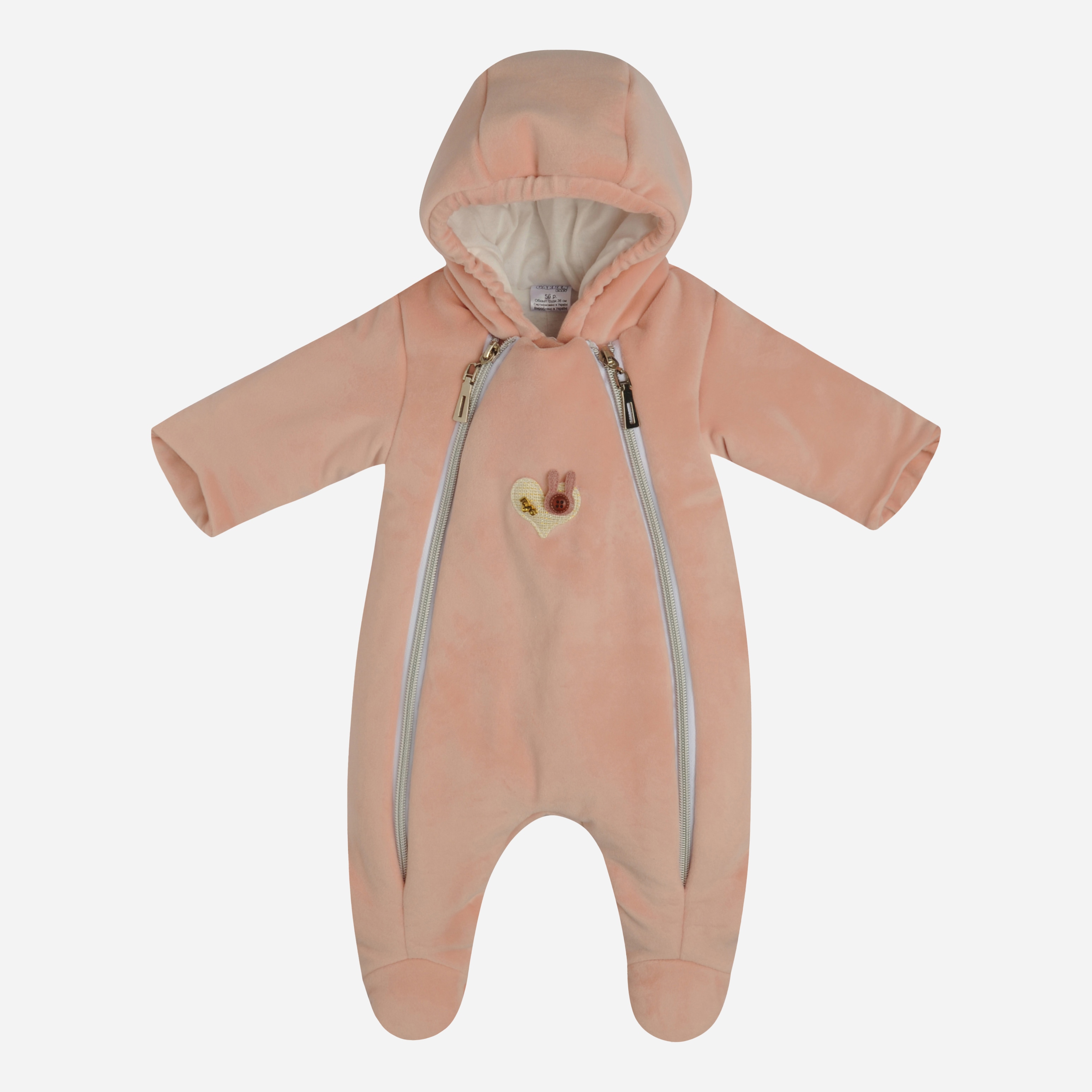 

Демисезонный комбинезон Garden Baby 12135-01/32 68 см Персик (4821213532357)