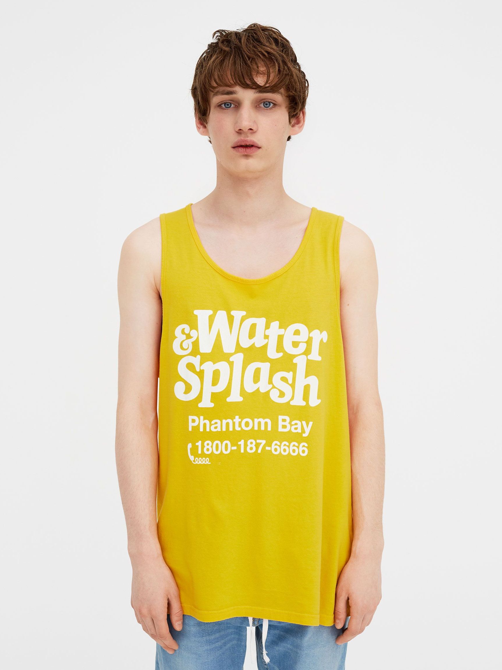 

Майка Pull & Bear 05231510305  Желтая, Майка Pull & Bear 05231510305 S Желтая