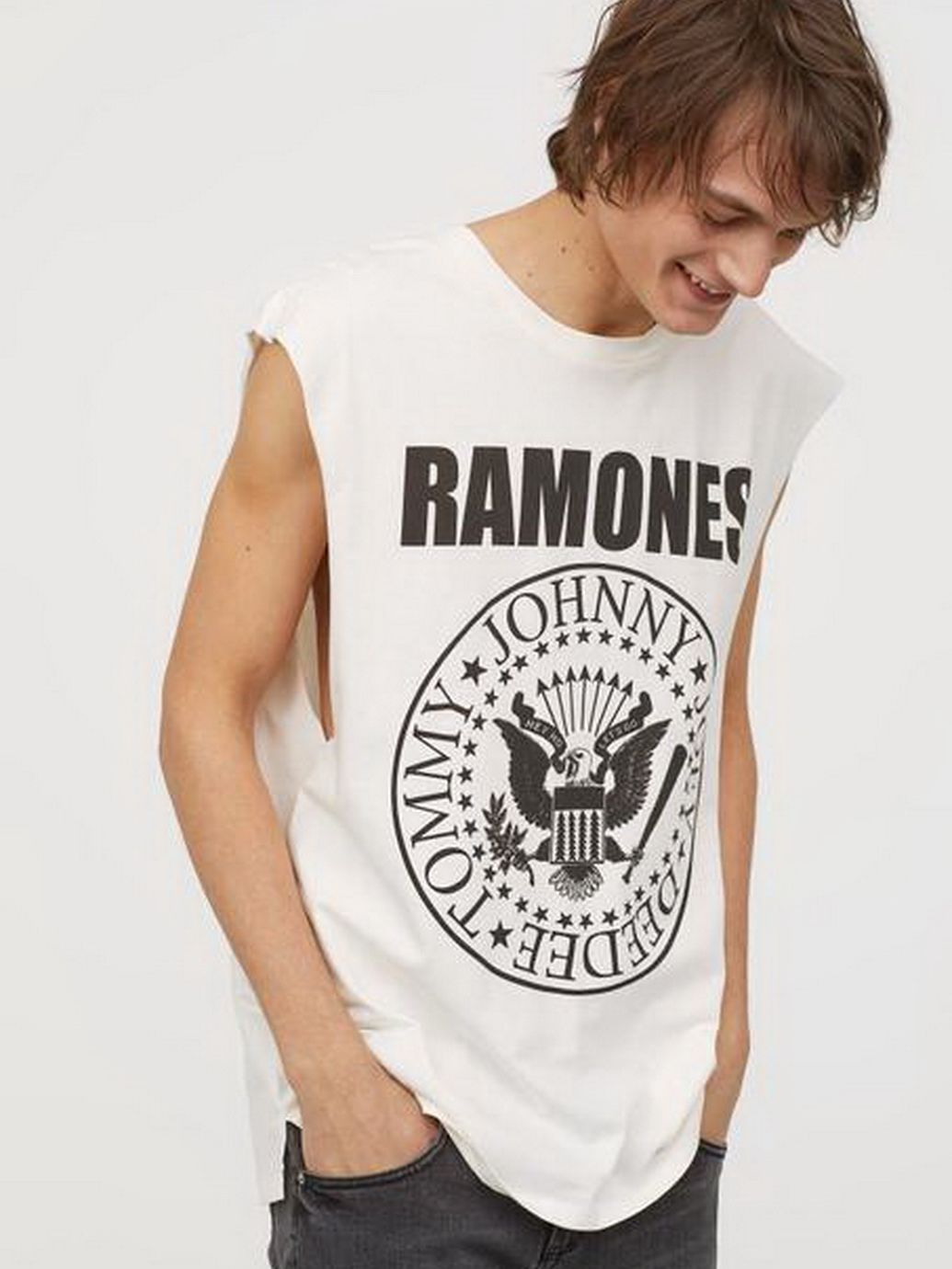 

Майка H&M 0611852-7  Персиковая, Майка H&M 0611852-7 XS Персиковая