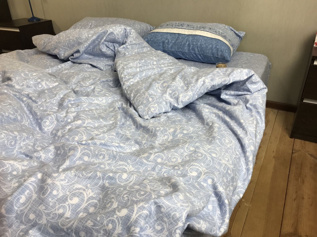 

Постельное белье из фланели «Снежная буря» CottonTwill, комплект двойной, под.175*215 см