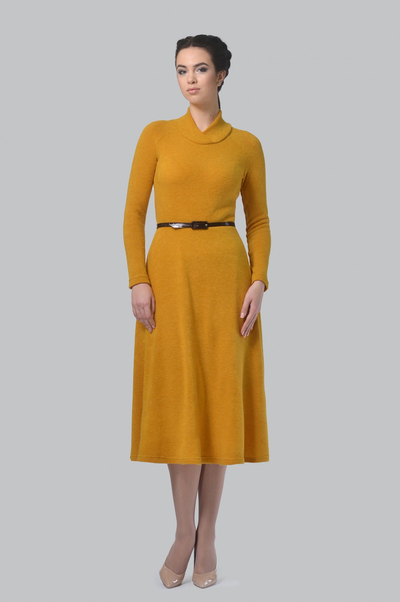 

Женские платье Alika Kruss, Йота горчичный 5XL
