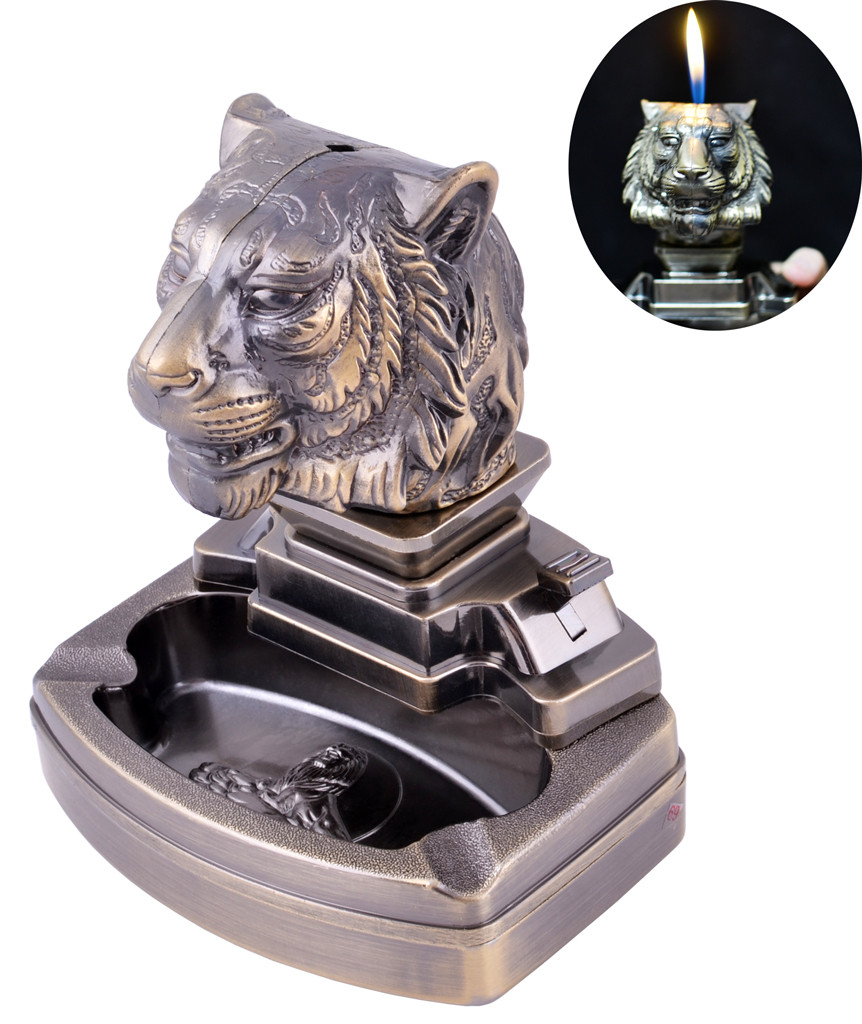 

Пепельница с зажигалкой Тигр №HL-A805