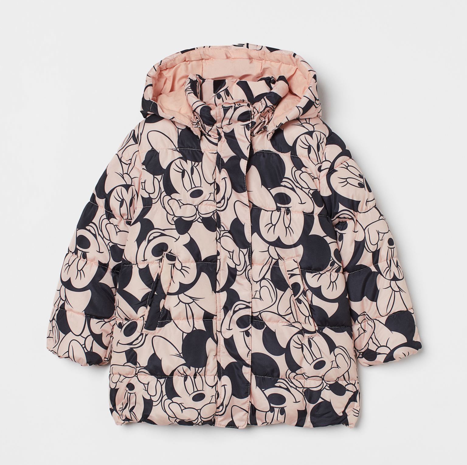 

Демисезонная куртка для девочки H&M 128 размер розовая 0980847002