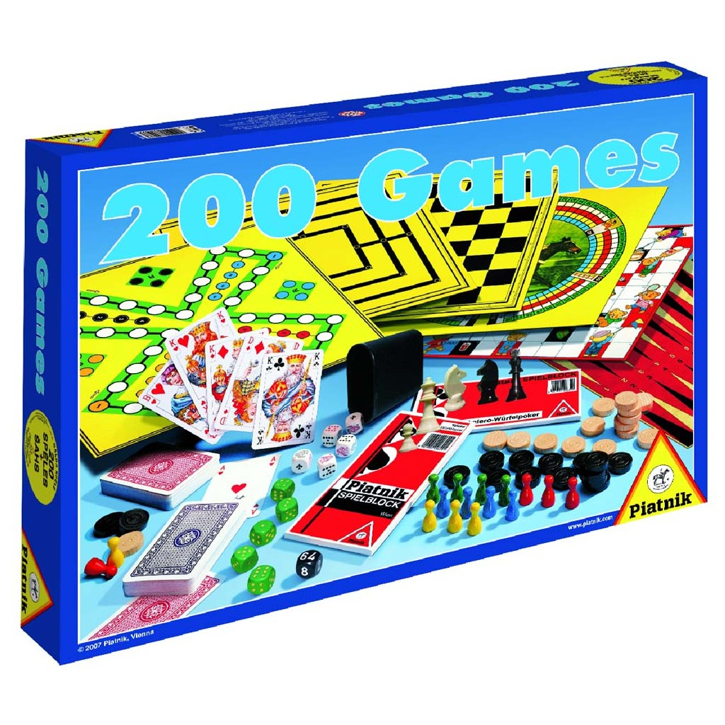 

Настольная игра Piatnik Набор 200 игр (PT-780233)