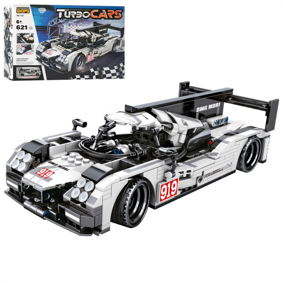 

Детский конструктор Limo Toy машина инерционная, 621 деталь (KB 152)
