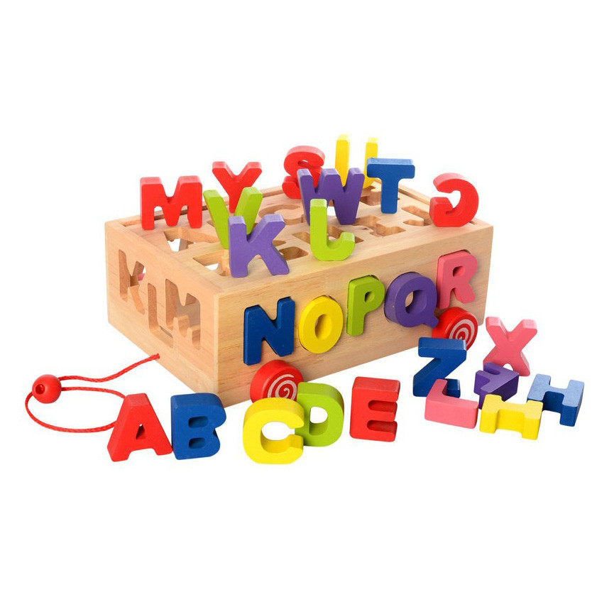 

Деревянная игрушка Сортер Bambi каталка (Буквы) (MD 2422-1)