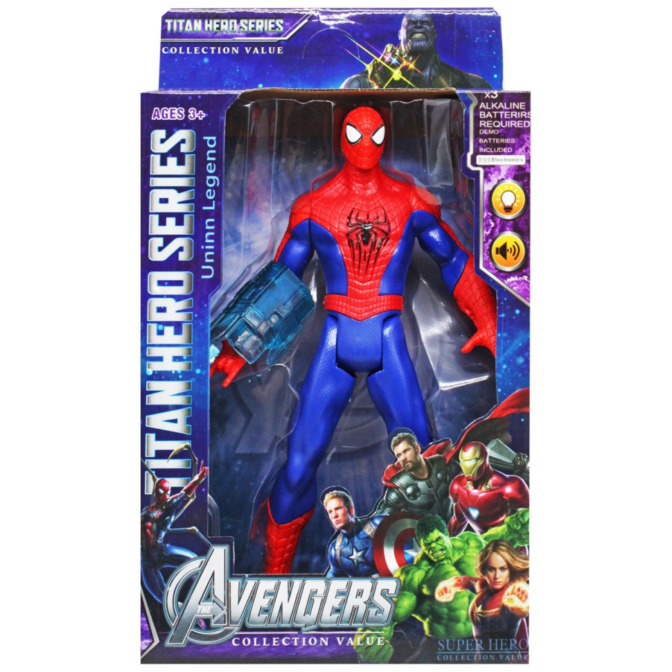 

Фигурка супергероя "AVENGERS" Bambi, 20.5 / 15 / 35 (Спайдермен) (89001-8)