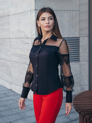 

Fashions • Женская блузка Elouisa Fashions  черный (3971, Fashions • Женская блузка Elouisa Fashions S черный (3971)
