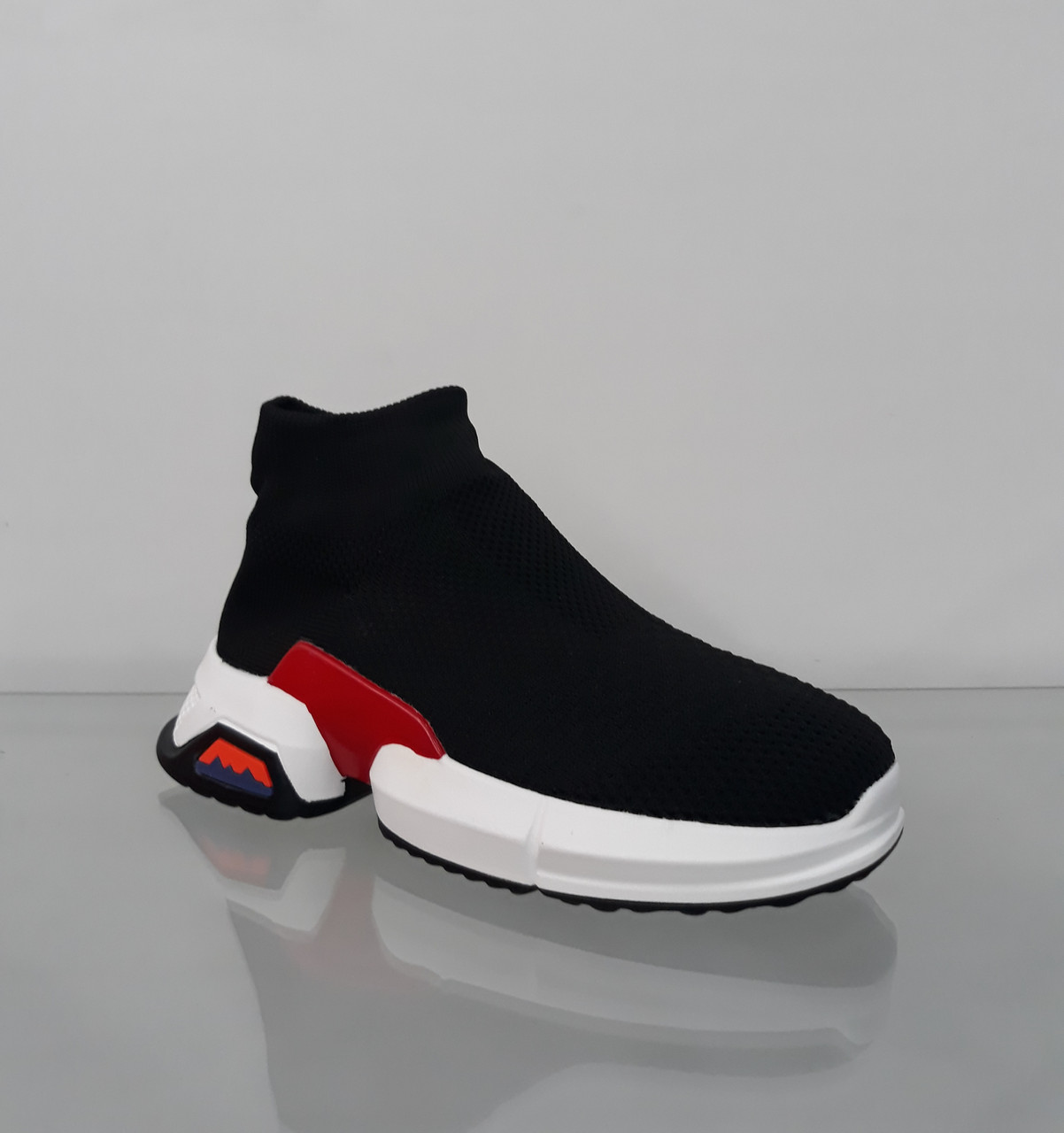 

Кроссовки носки на яркой платформе Allshoes 150-1722 39 черные