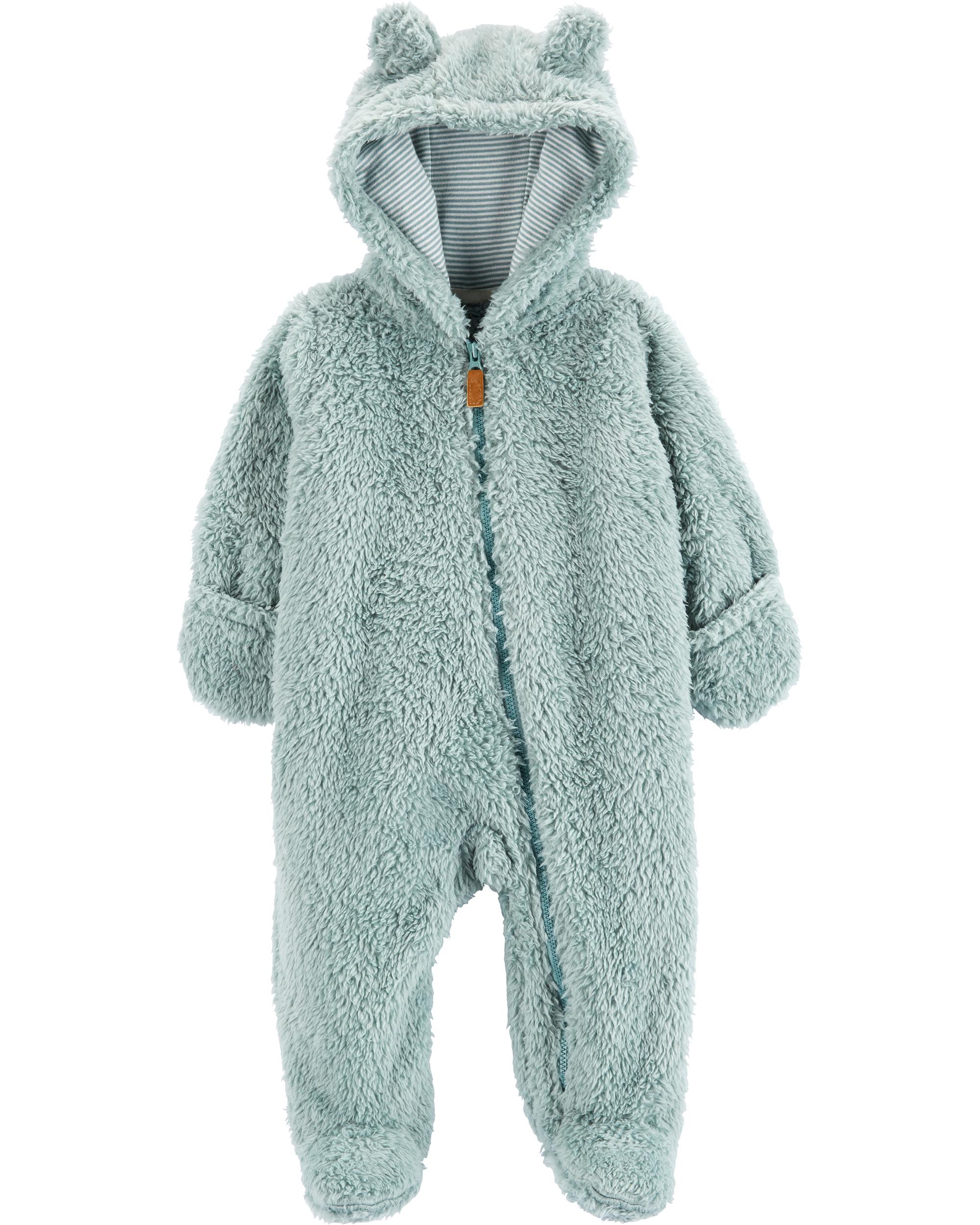 

Комбинезон меховой Carters 3М, р. 55-61 см Голубой (1280)