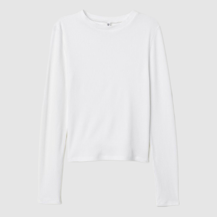 

Лонгслив H&M 0412131-4  Белый, Лонгслив H&M 0412131-4 L Белый