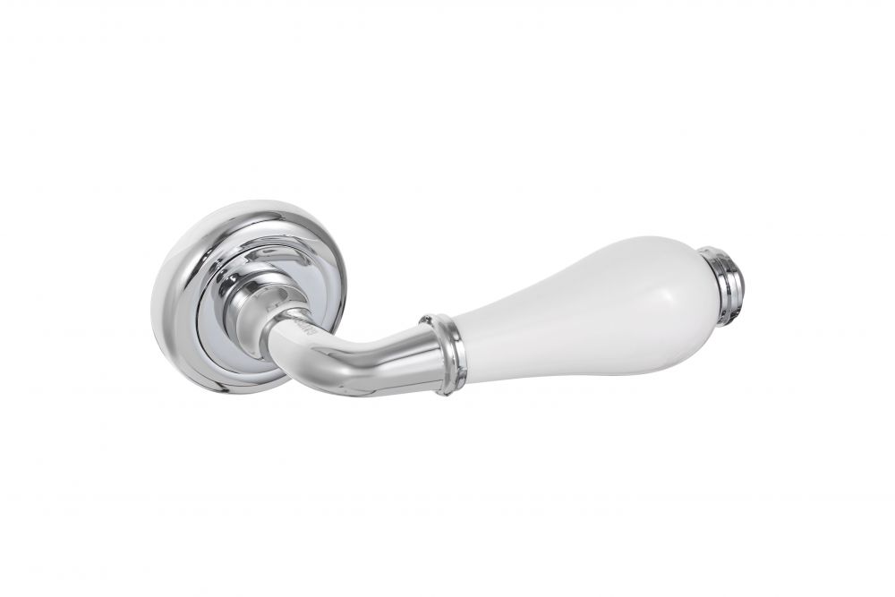 

Дверные ручки GAVROCHE HYDRARGYRUM Хром CP/White