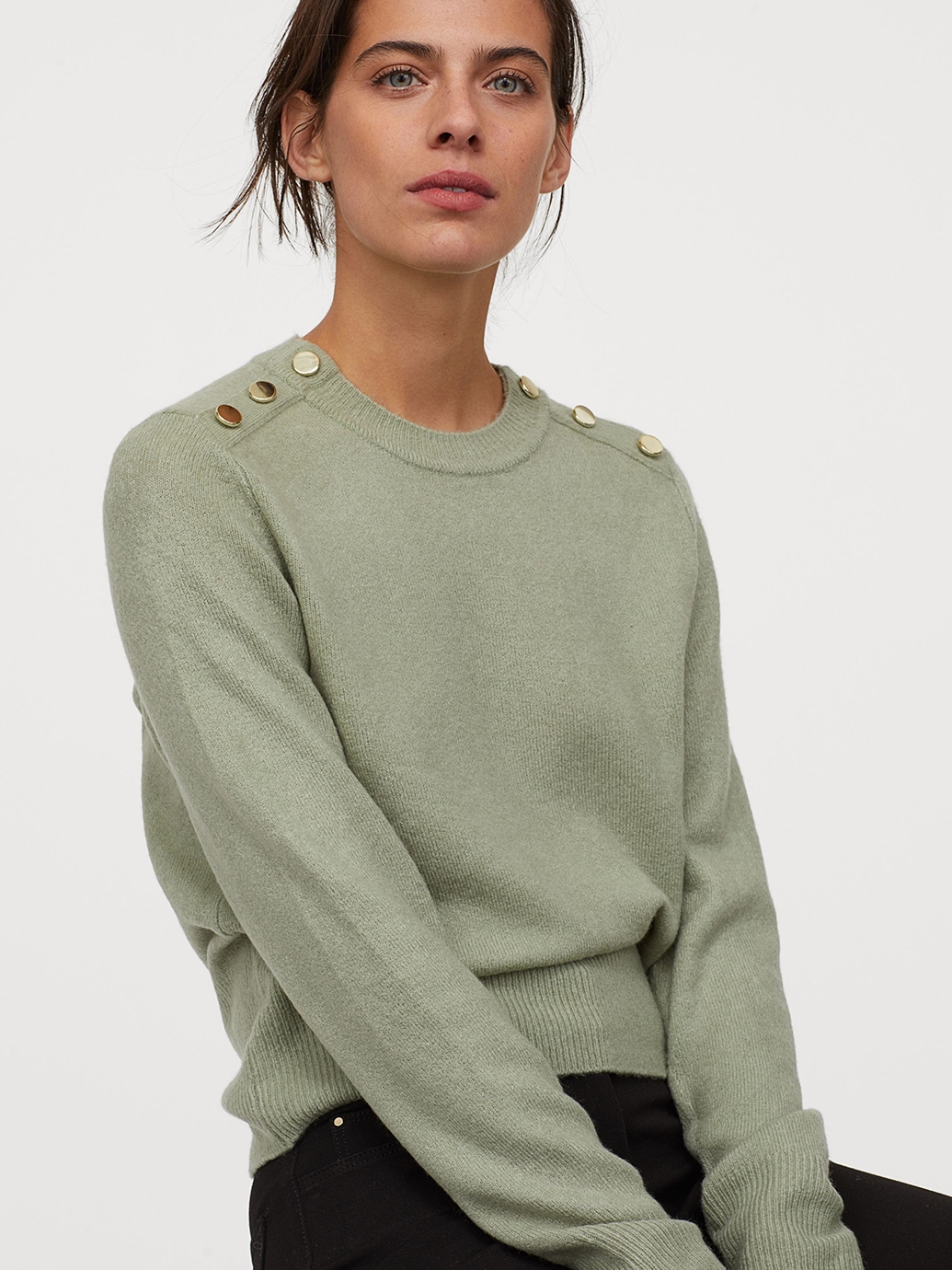 

Джемпер H&M 0809411  Светло-зеленый, Джемпер H&M 0809411 XS Светло-зеленый