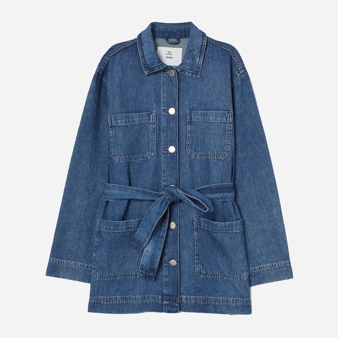 

Куртка джинсовая H&M 0867205  Синяя, Куртка джинсовая H&M 0867205 38 Синяя
