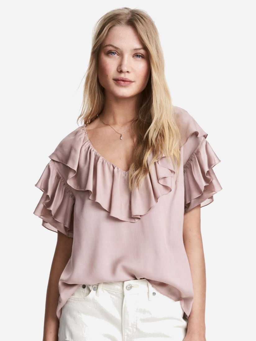 

Блузка H&M 0529707  Бежевая, Блузка H&M 0529707 32 Бежевая
