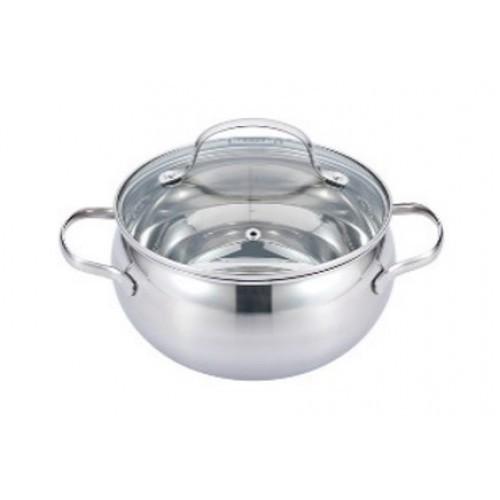 

Кастрюля со стеклянной крышкой Lessner 55875-20 20 см 4 л
