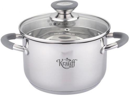 

Кастрюля со стеклянной крышкой Krauff Komfort 88-222-042 24 см 5.9 л