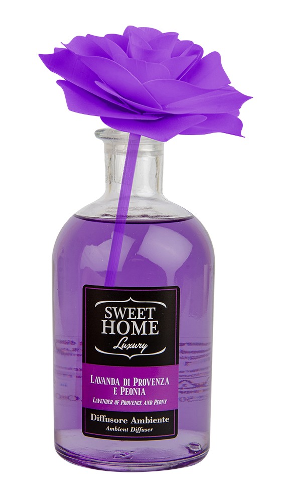 Sweet Home Luxury Profumatore Ambiente Con Fiore Lavanda e Peonia 250ml