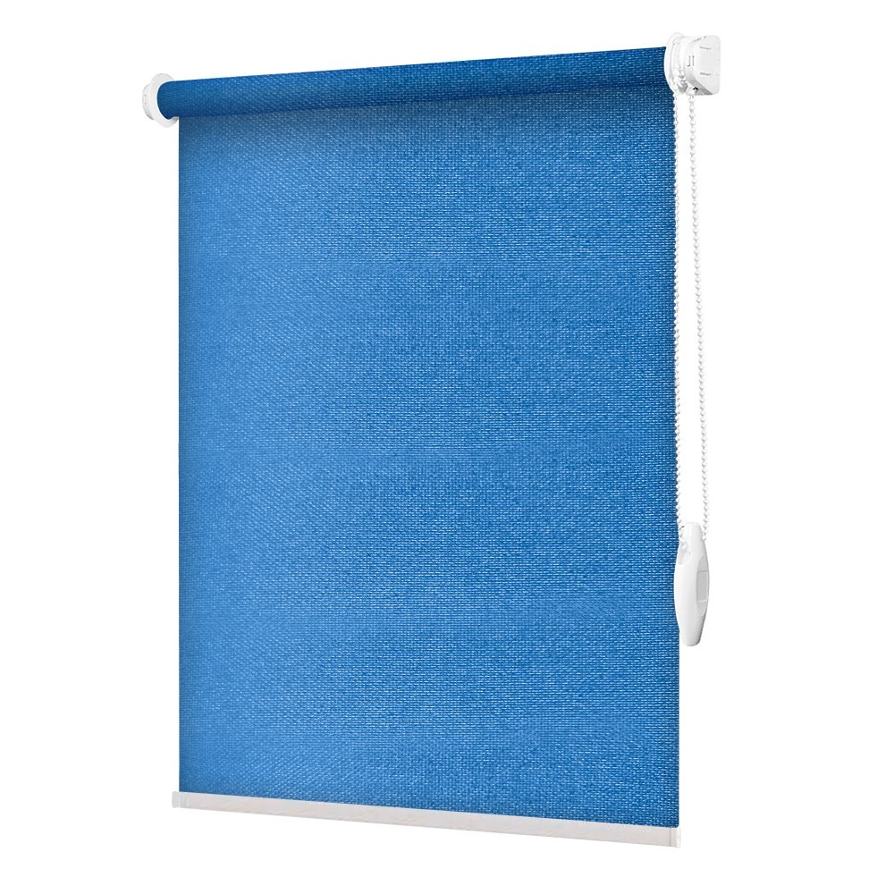 

Рулонная штора Блэкаут Синий 50х160 см