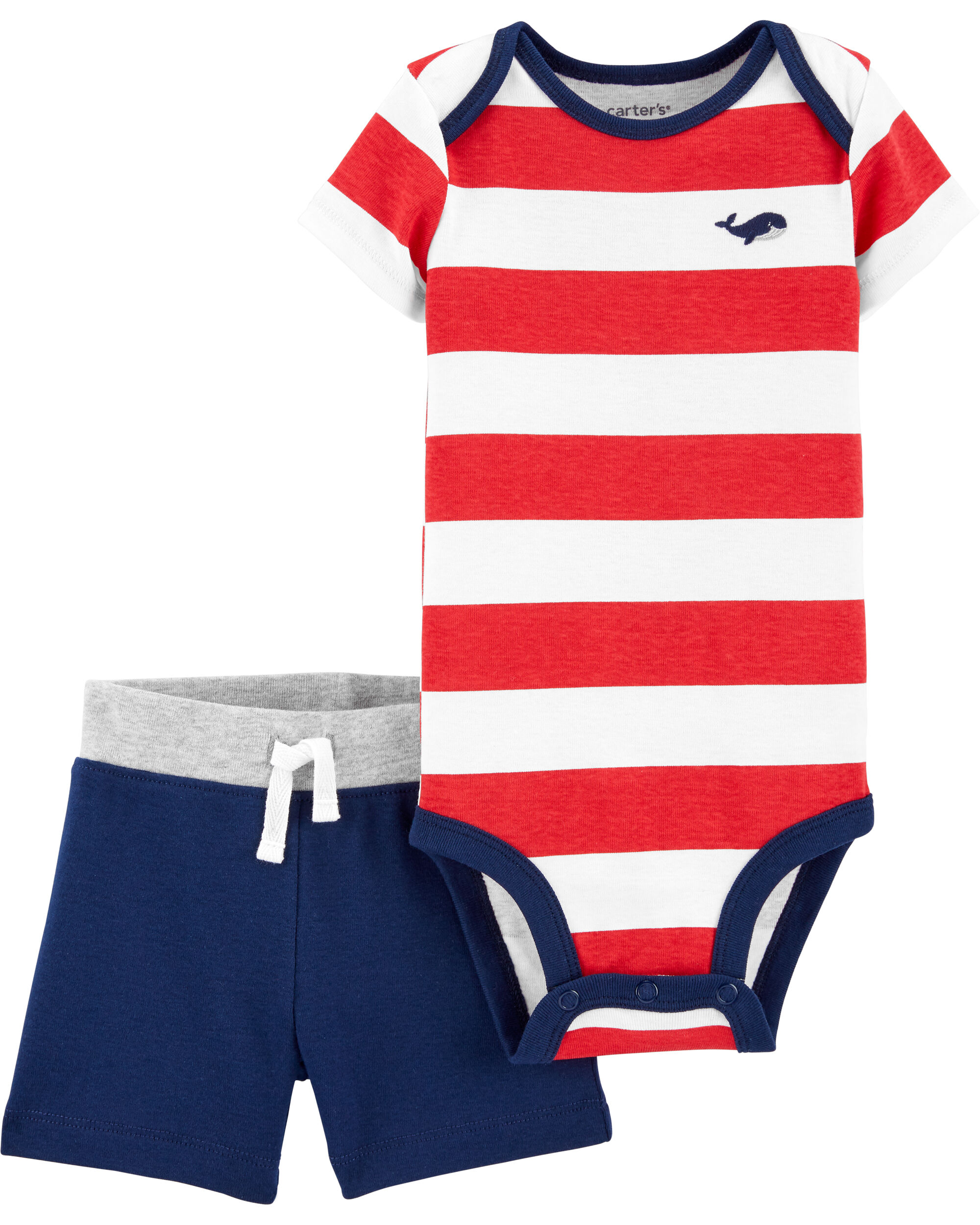 

Комплект Carters из бодика и шорт р. 76-81 см (1021)