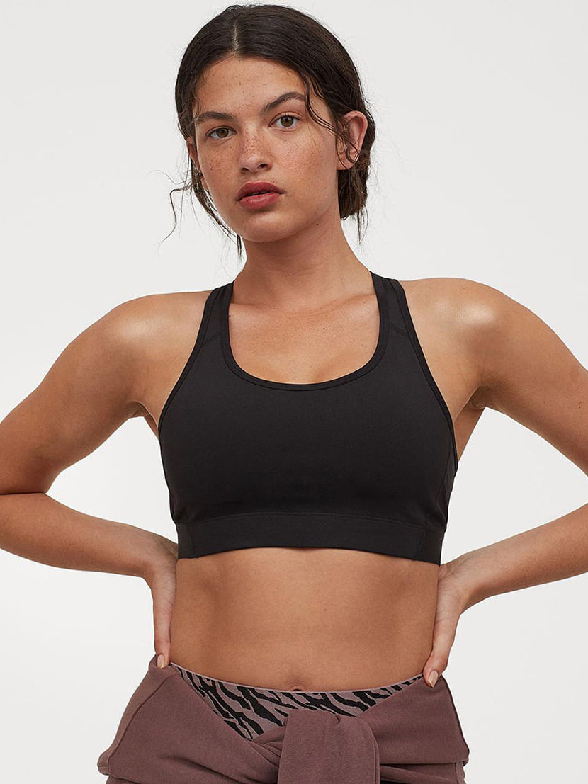 

Спортивный топ H& 303-7542381  Черный, Спортивный топ H&M 303-7542381 M Черный