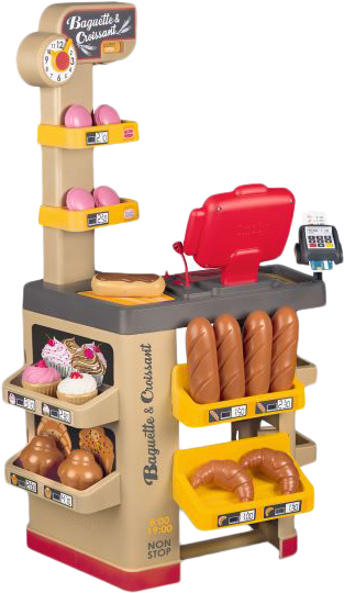 

Игровой набор Smoby Toys Пекарня Багеты и Круассаны с электронной кассой и аксессуарами (350220) (3032163502203)