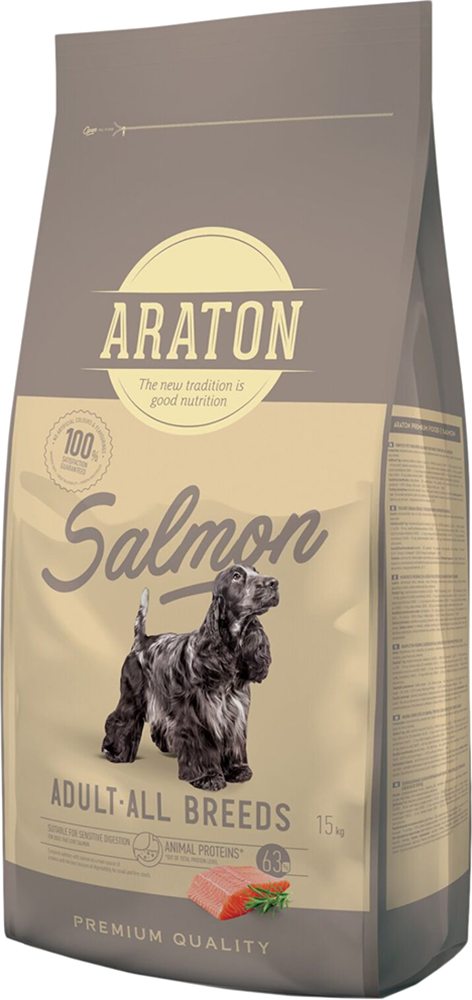 

Сухой корм ARATON Salmon Adult All Breeds для взрослых собак 3 кг