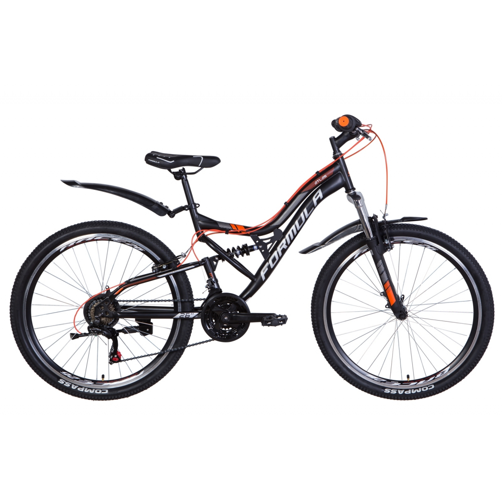 

Велосипед Formula 26 ATLAS AM2 Vbr рама-17 2021 Black/Orange (OPS-FR-26-453)