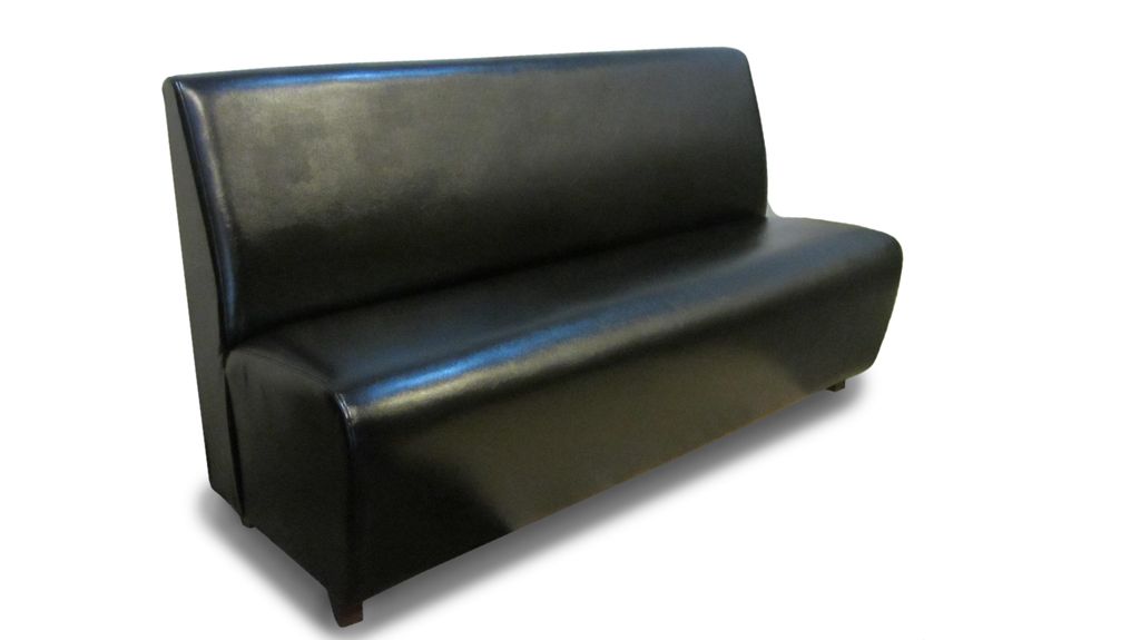 

Диван для кафе, бара, офиса Tetra Black MebliPoint 120 cm