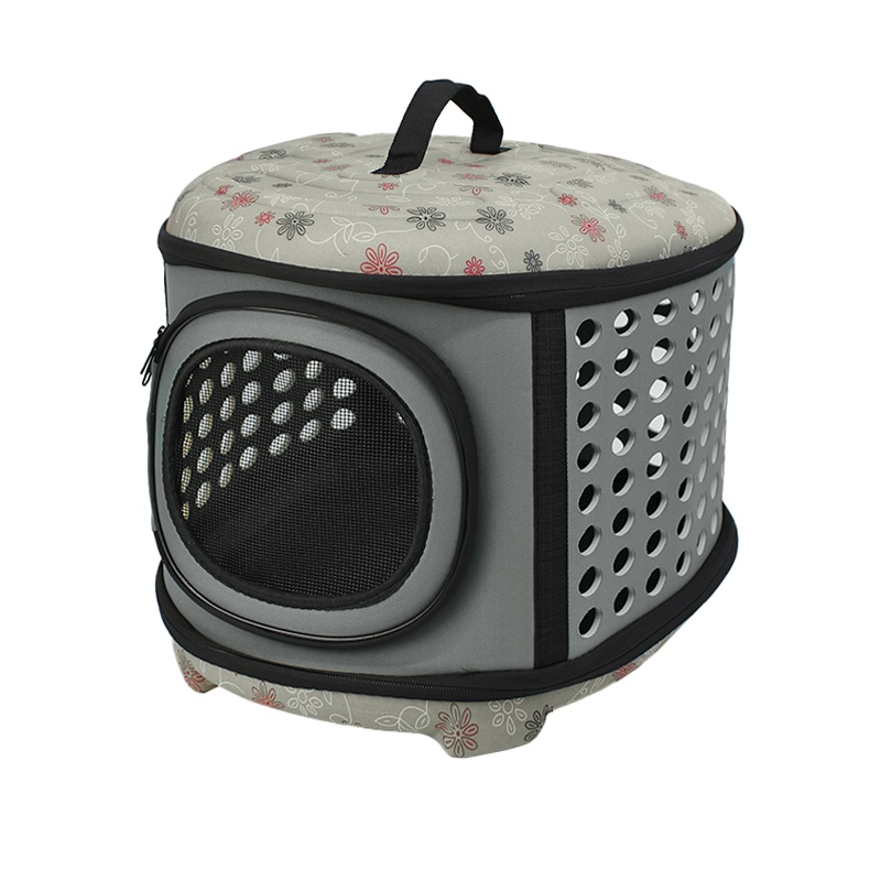 

Сумка-переноска для кошек и собак Lesko SY210802 Gray 43*38*32 см