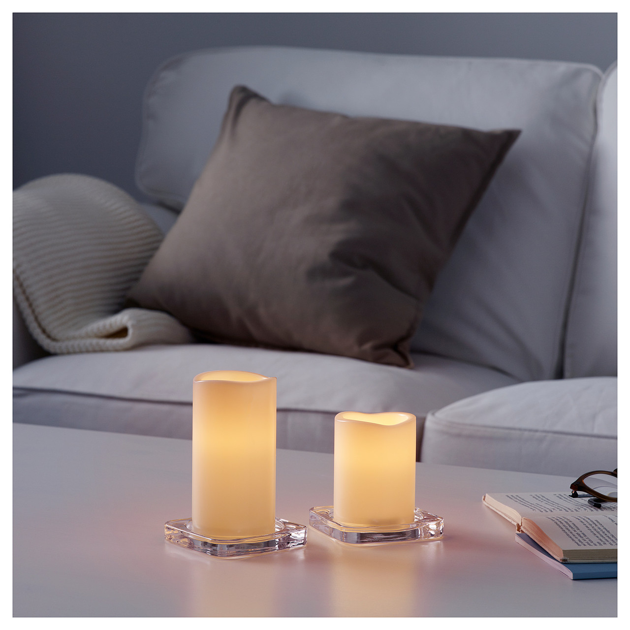 

Світлодіодні свічки GODAFTON 2 шт. IKEA 503.702.25 білий