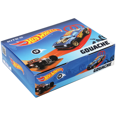 

Краски для рисования Kite Hot Wheels гуаш 12 кол., 20мл (HW21-063)
