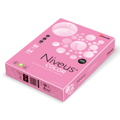 

Бумага Mondi Niveus COLOR NEON Pink A4, 80g, 500sh (A4.80.NVN.NEOPI.500)