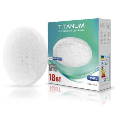 

Светильник TITANUM LED 18W 5000K Кольца (TLCL-185C)
