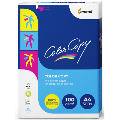 

Бумага A4, 100г, 500sh Color Copy Mondi (A4.100.CC)