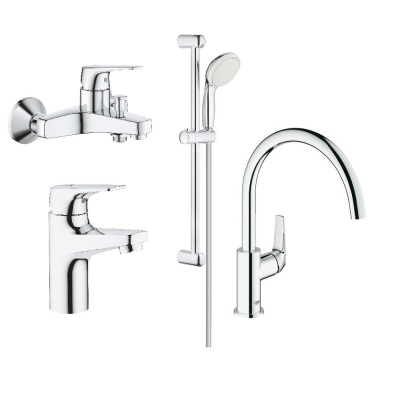 

Смеситель Grohe Bau Flow Комплект для ванны (4 пак) (121640K)