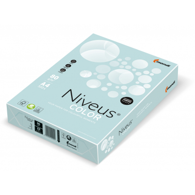 

Бумага Mondi Niveus COLOR Pastel lightBlue A4, 80g, 500sh (A4.80.NVP.BL29.500)