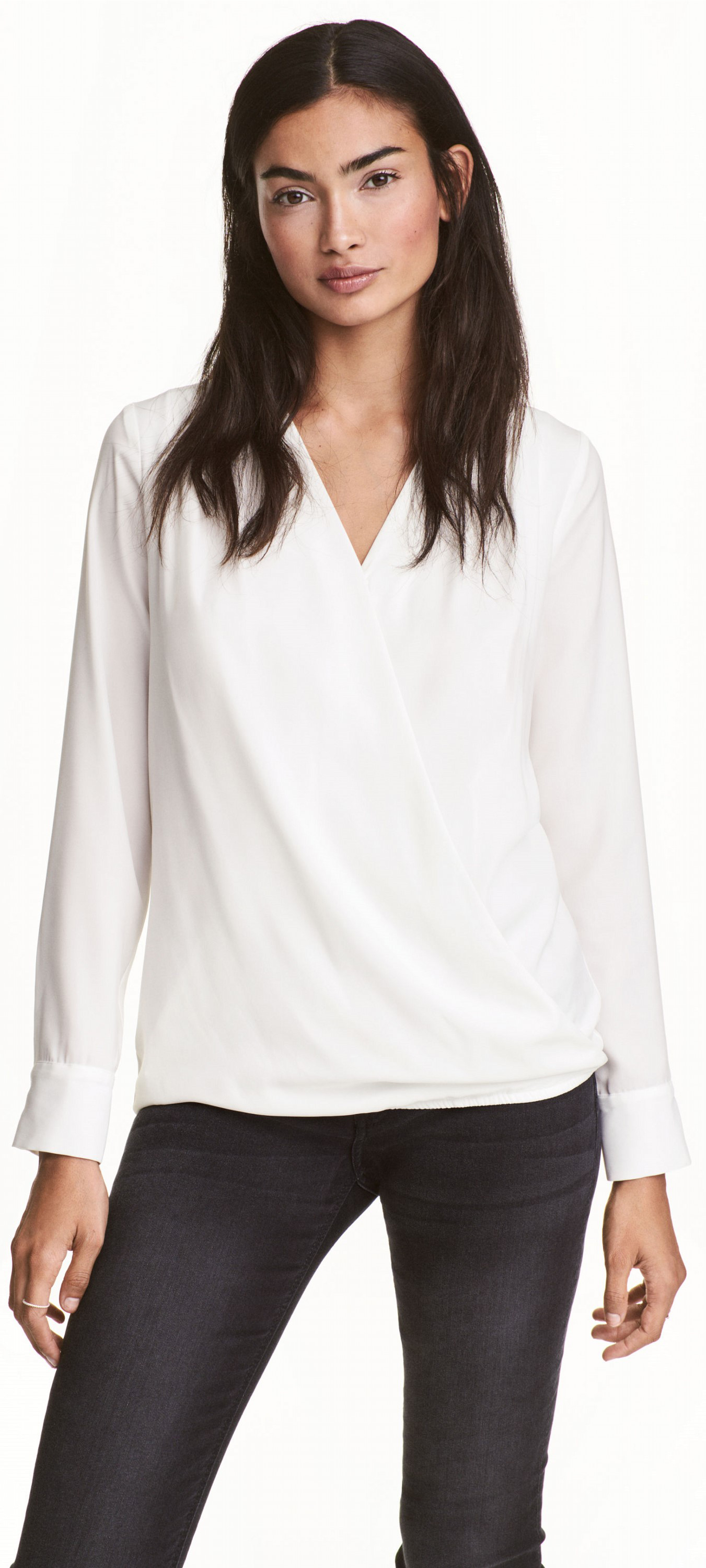 

Блузка H& XAZ072764MNGH  Белая, Блузка H&M XAZ072764MNGH M Белая
