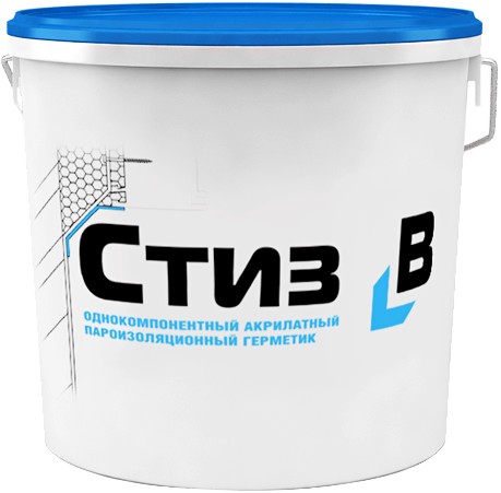 

Акриловый герметик для изоляции внутреннего шва оконного блока Сази Стиз-В (7 кг)