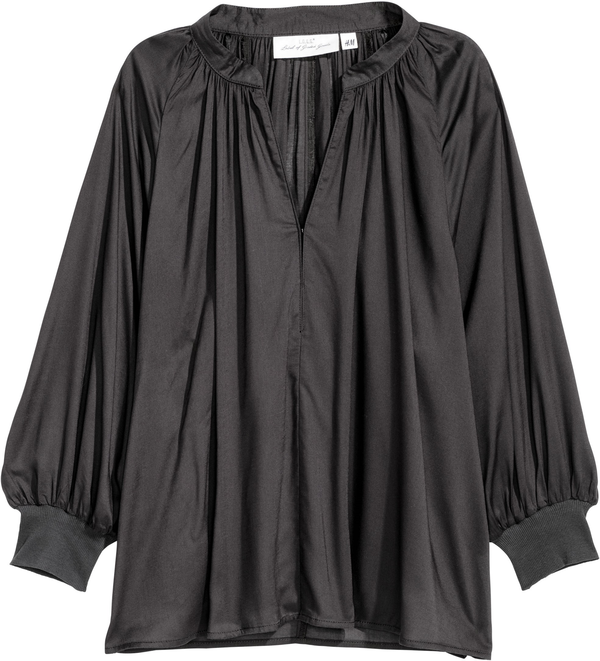 

Блузка H&M XAZ130104FJWQ  Черная, Блузка H&M XAZ130104FJWQ 36 Черная