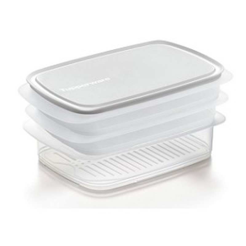

Контейнер с дышащей мембраной Tupperware "Полный состав" прозрачный (1,5 л.+700 мл.)