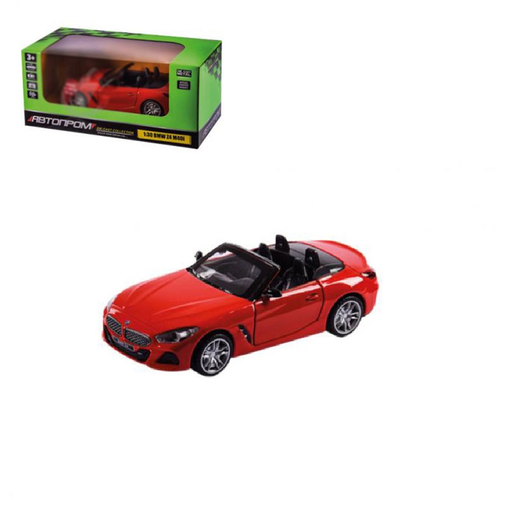 

Автомобиль игрушечный металлический Автопром BMW Z4 светят фары (68412)