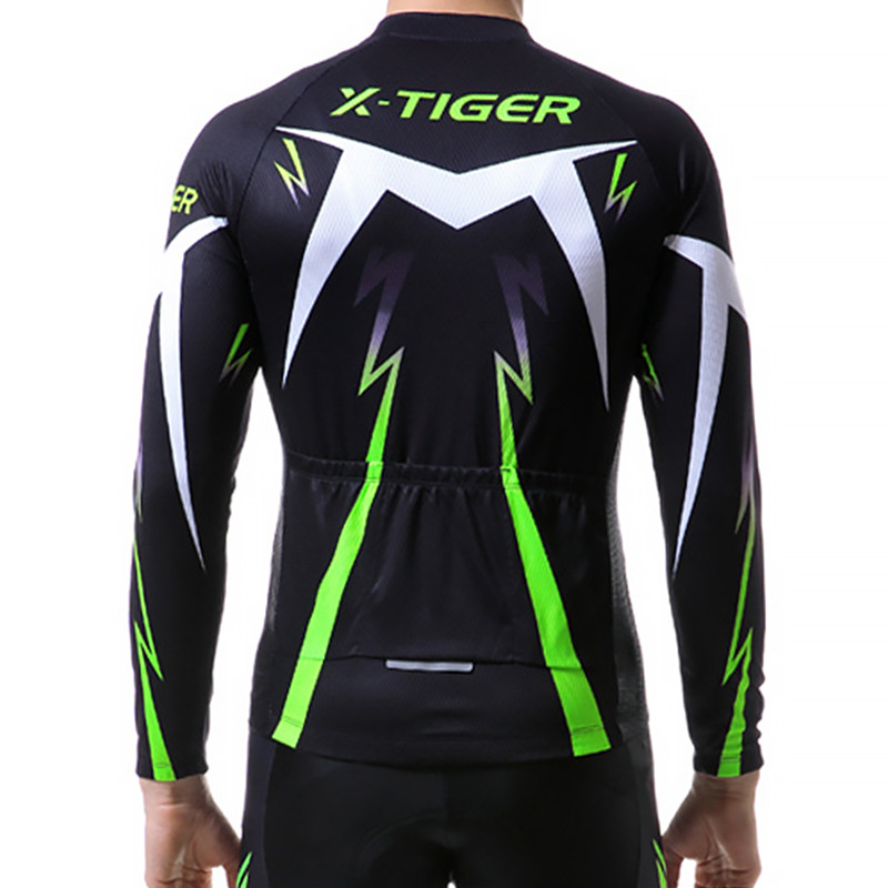 

Спортивный велокостюм для мужчин X-Тiger XM-CT-01302 Green 3XL кофта с длинным рукавом штаны для велосипедистов (F_5107-17474)