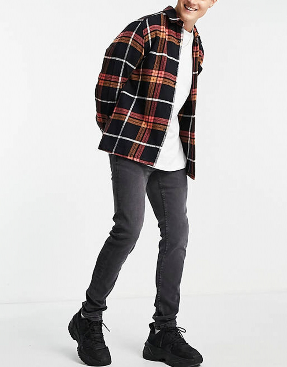 

Джинси завужені Only & Sons 109483535 washed black - Серый, Джинси завужені Only & Sons 109483535 washed black 34-32 Серый