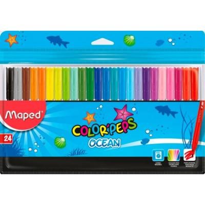 

Набор для творчества Maped Фломастеры Color Peps Ocean 24 шт. (MP.845722)