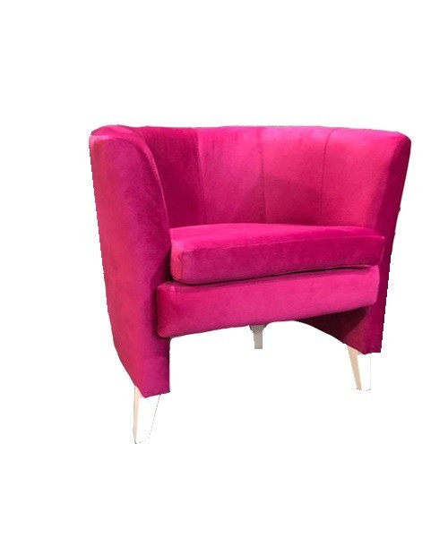 

Кресло для салонов, кафе, бара, офиса, ожидания Chicago Wood Plus Rose MebliPoint 70 cm