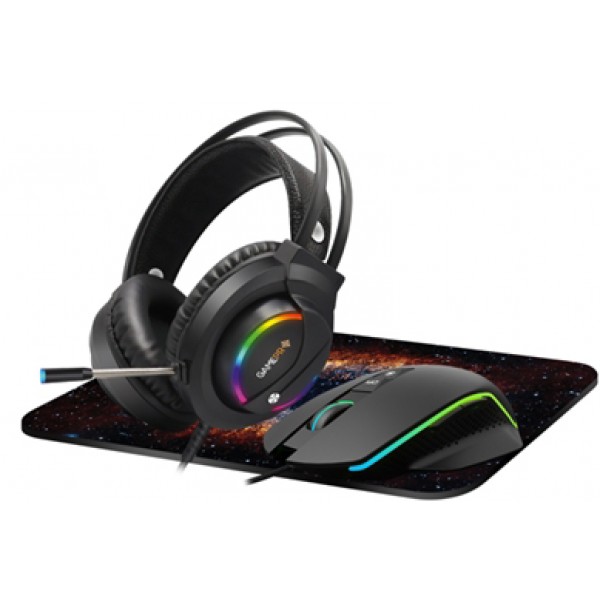 

Комплект GamePro Gameset 3 в 1 USB мышь + игровая поверхность + гарнитурой (GS890)