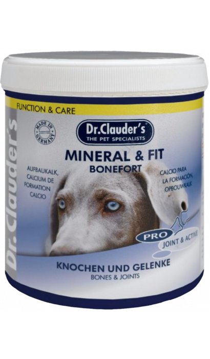 

Витаминно-минеральный комплекс с кальцием для собак Dr.Clauder’s Mineral & Fit Bonefort 500 г